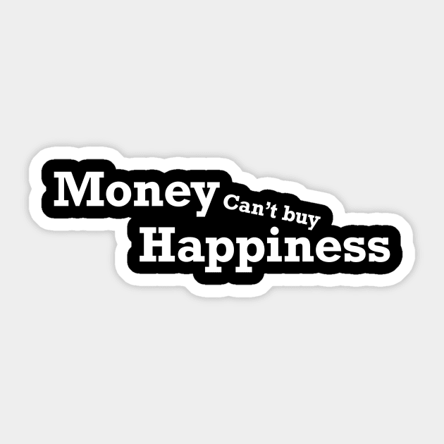 Money Can’t buy happiness Sticker by santhiyou